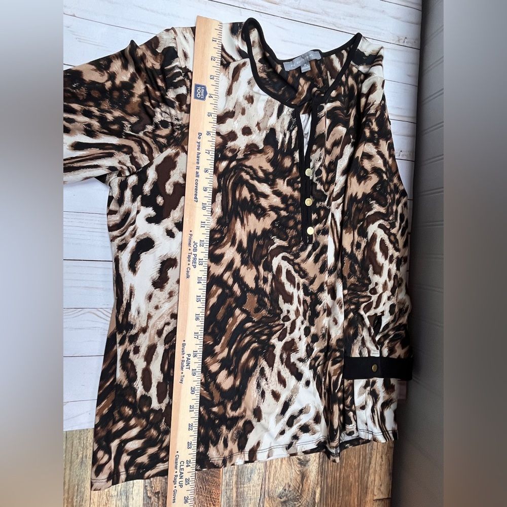 NY Collection Print Blouse - Picture 5 of 7
